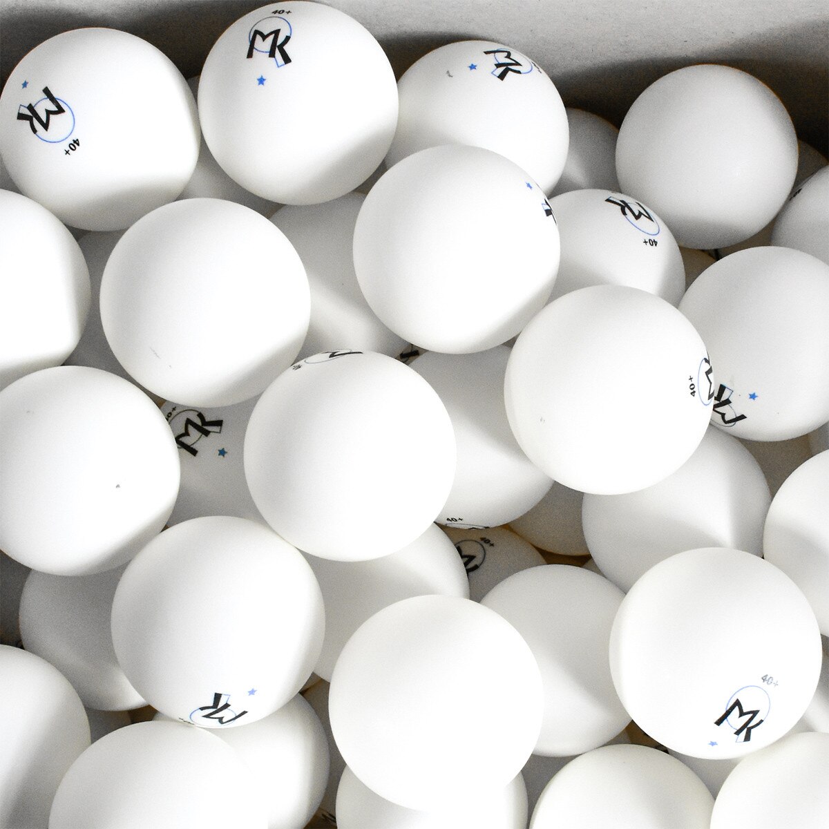 Butterfly MK 1-Star Balls 40mm White 144: Open Box of Balls